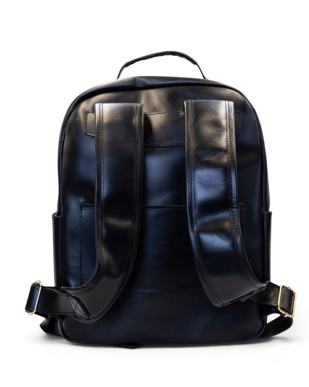 Onyx Ostrich Backpack